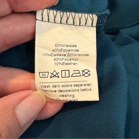 JASAMBAC Midi Criss Cross Halter Neck Sleeveless Ruffle Hem Dress with Belt - Picture 10 of 11